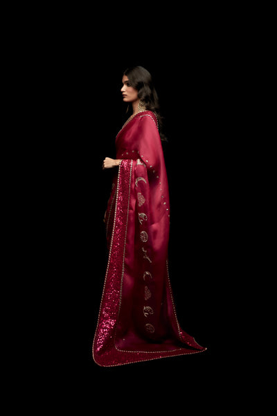 COSMIC MULBERRY SAREE