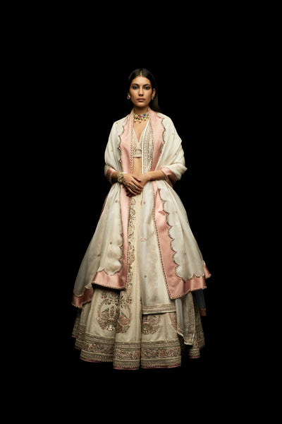 RUMY IVORY LEHENGA SET