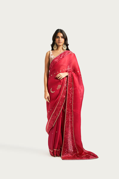 COSMIC MULBERRY SAREE