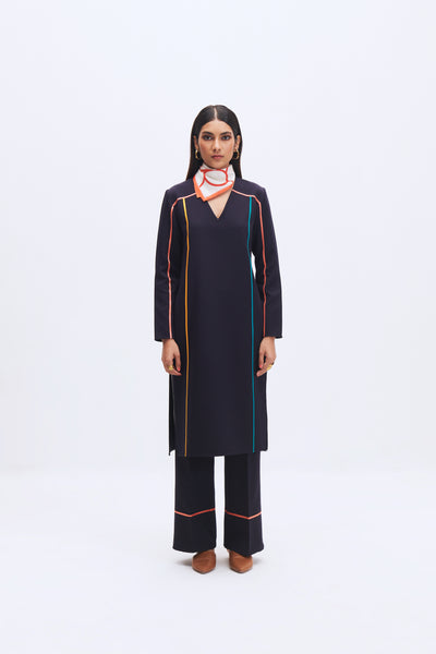 MC STRIPE SAPPHIRE KURTA PANT