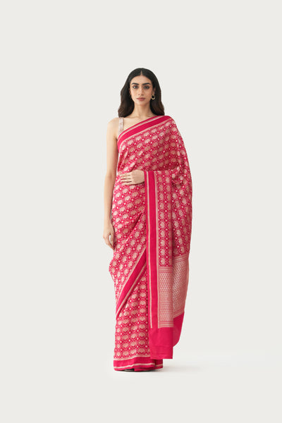 MALABAR FUCHSIA SAREE