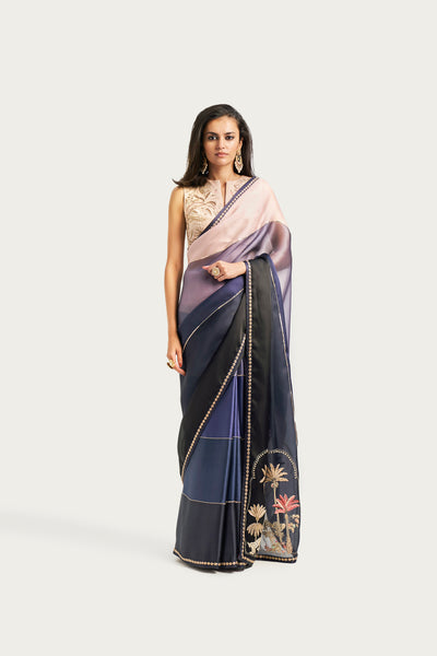 MEKNES SAPPHIRE SAREE