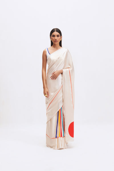 MC STRIPE COCONUT SORBET SAREE