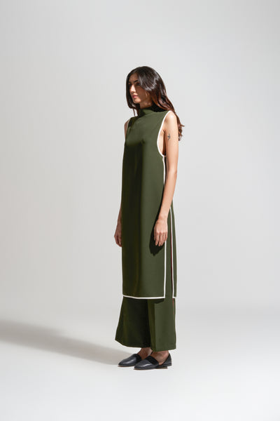 S005/23105 OLIVE KURTA PANT