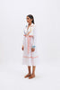 23701 MC STRIPE TRENCH DRESS NATURAL