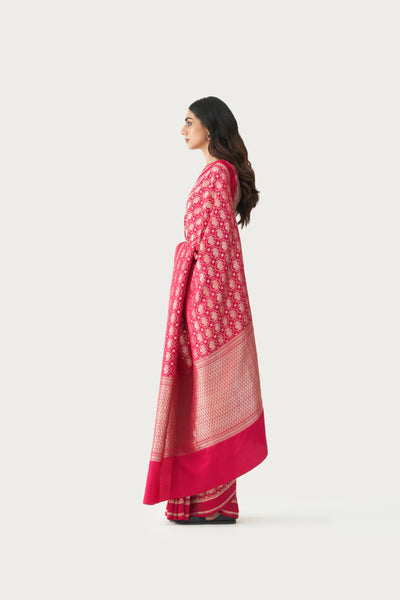 MALABAR FUCHSIA SAREE