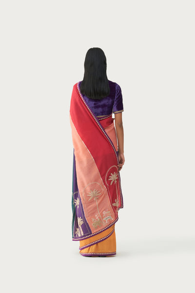 MEKNES MULTICOLOUR SAREE