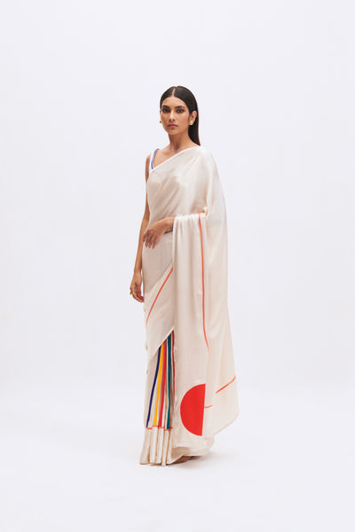 MC STRIPE COCONUT SORBET SAREE