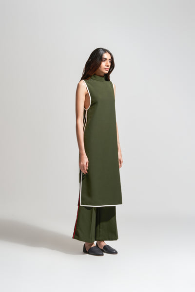 S005/23105 OLIVE KURTA PANT