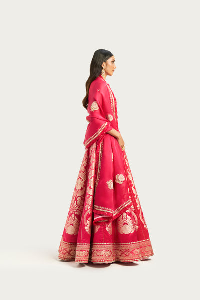 ZOONI RUBY LEHENGA SET