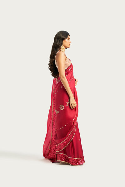 COSMIC MULBERRY SAREE