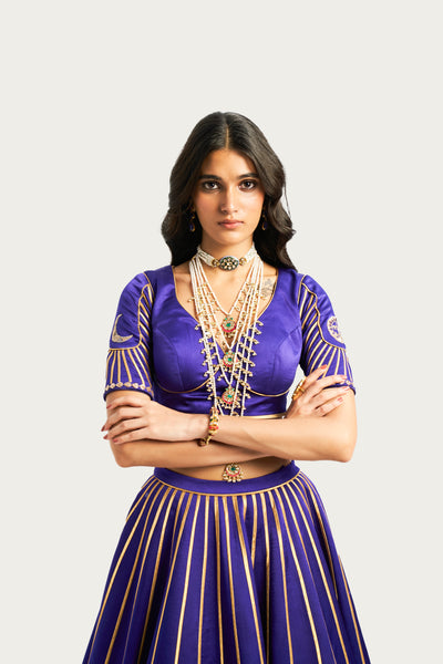 COSMIC JAMUN LEHENGA SET