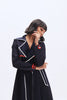 23701 MC STRIPE TRENCH DRESS SAPPHIRE