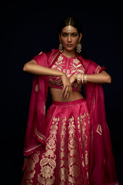 ZOONI RUBY LEHENGA SET