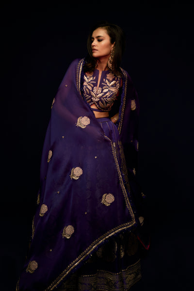 ZOONI JAMUN LEHENGA SET