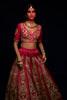 JARDIN MAJORELLE RUBY LEHENGA SET