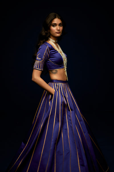 COSMIC JAMUN LEHENGA SET