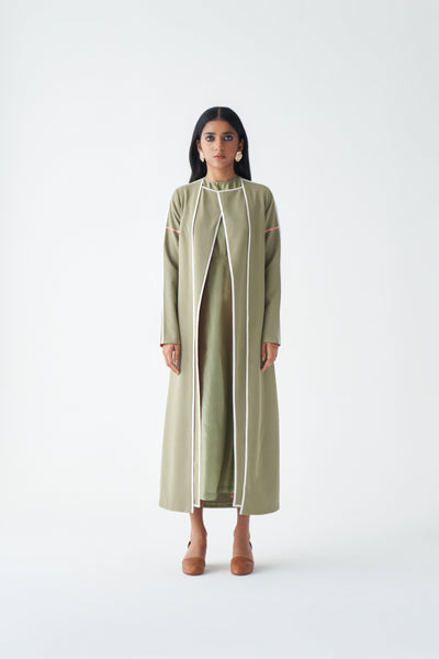 24202 SAGE JACKET, SLIP DRESS