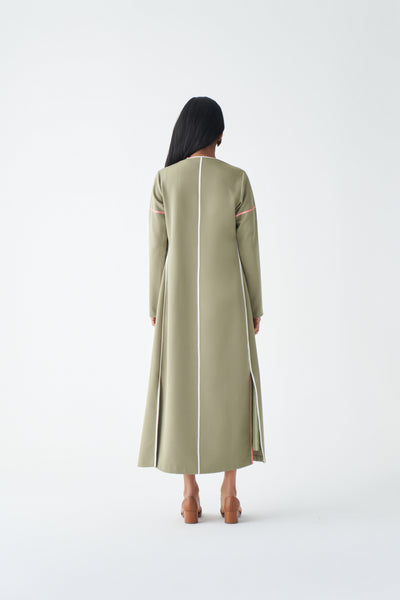 24202 SAGE JACKET, SLIP DRESS