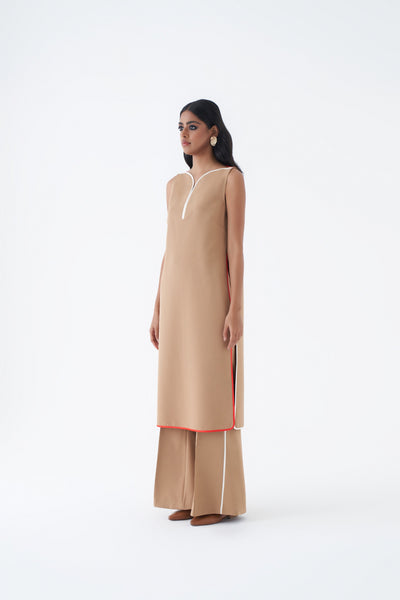 24001 TAUPE KURTA PANT