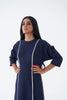 MC STRIPE SAPPHIRE DRESS