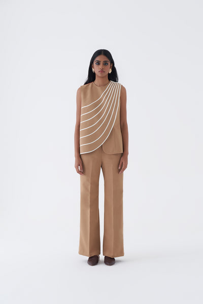 S006 TAUPE TOP PANT