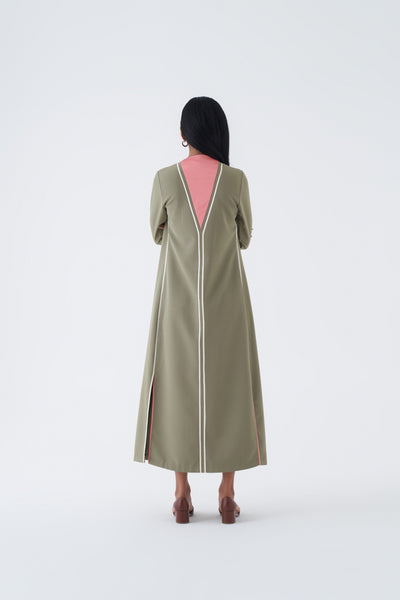 24203 SAGE JACKET, SLIP DRESS