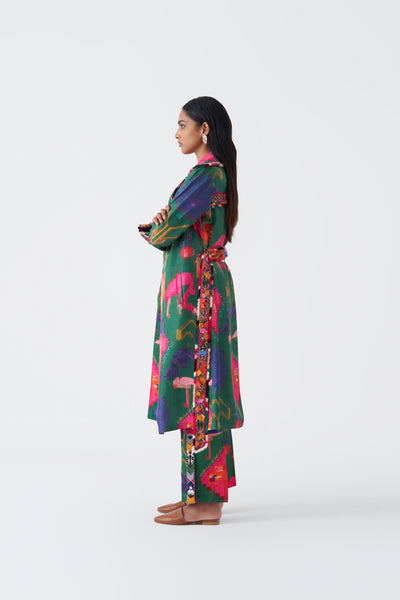 21201 OAXACA VERDE LONG TRENCH