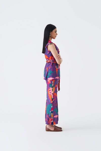 24501 OAXACA MORADO PANT SUIT