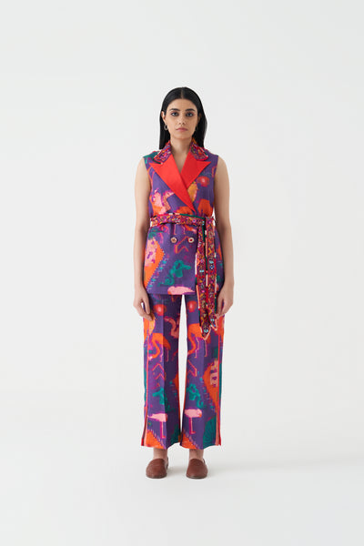 24502S OAXACA MORADO PANT SUIT