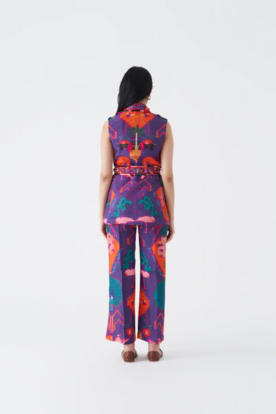 24502S OAXACA MORADO PANT SUIT