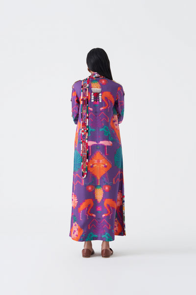 22701 OAXACA MORADO KAFTAN DRESS