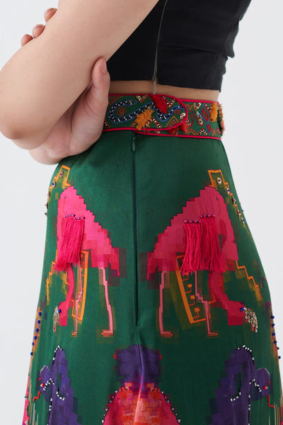 24301 OAXACA VERDE SKIRT